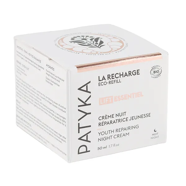 Patyka crème nuit réparatrice jeunesse bio