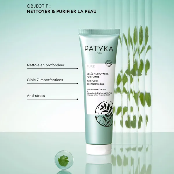 Patyka Pure gelée nettoyante purifiante bio