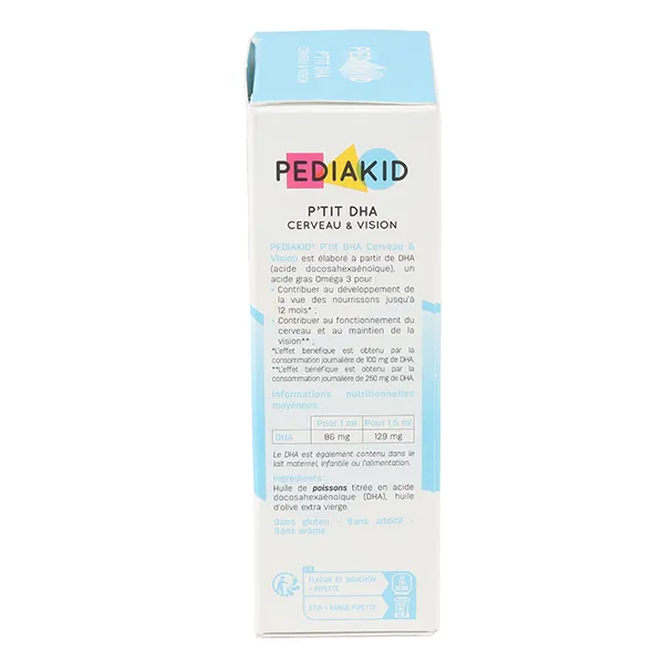 Pediakid P'tit DHA Cerveau et Vision gouttes