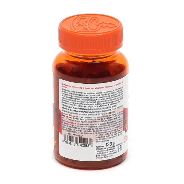 Pediakid gummies multivitaminées pour enfant