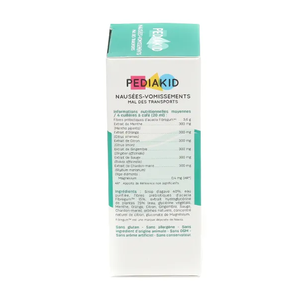 Pediakid nausées-vomissements mal des transports sirop