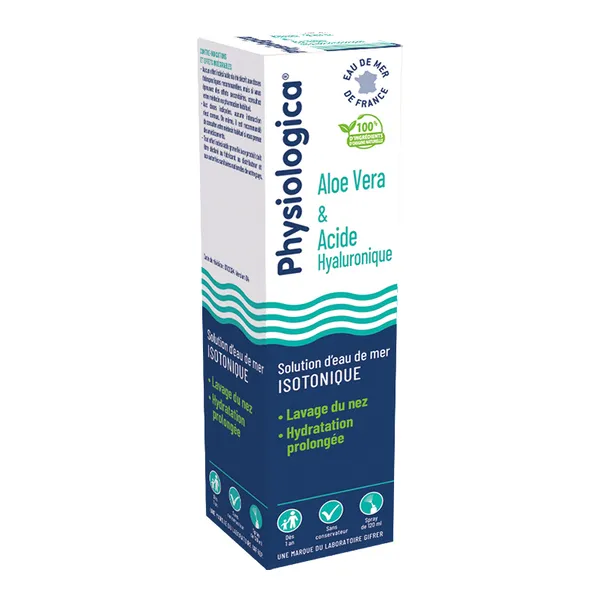 Gifrer Physiologica spray Aloe vera et Acide hyaluronique