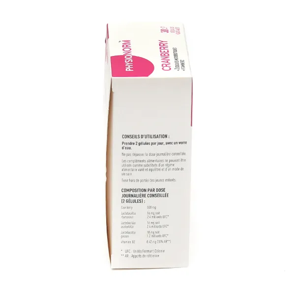 Physionorm Cranberry gélules