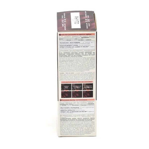 Phytocolor Kit Coloration Permanente Châtain Clair Acajou 5.5