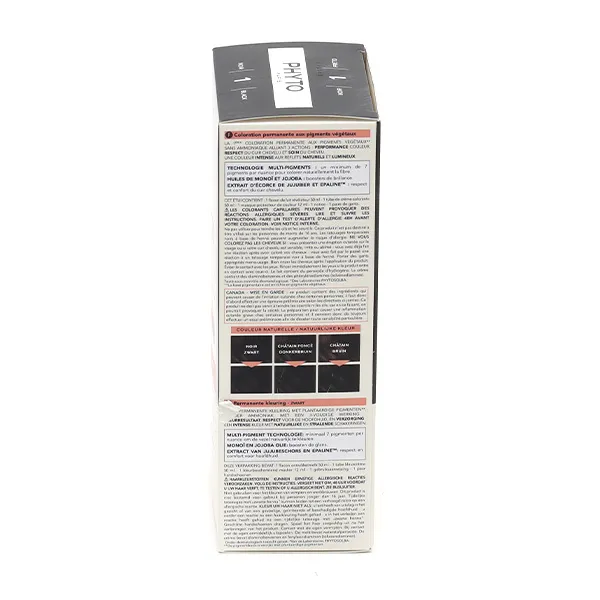 Phytocolor kit coloration permanente Noir 1