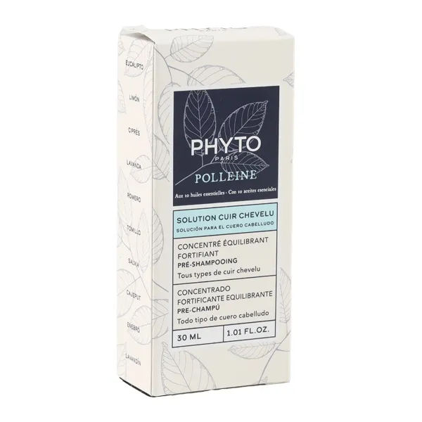 Phyto Polléine Solution cuir chevelu Concentré équilibrant fortifiant