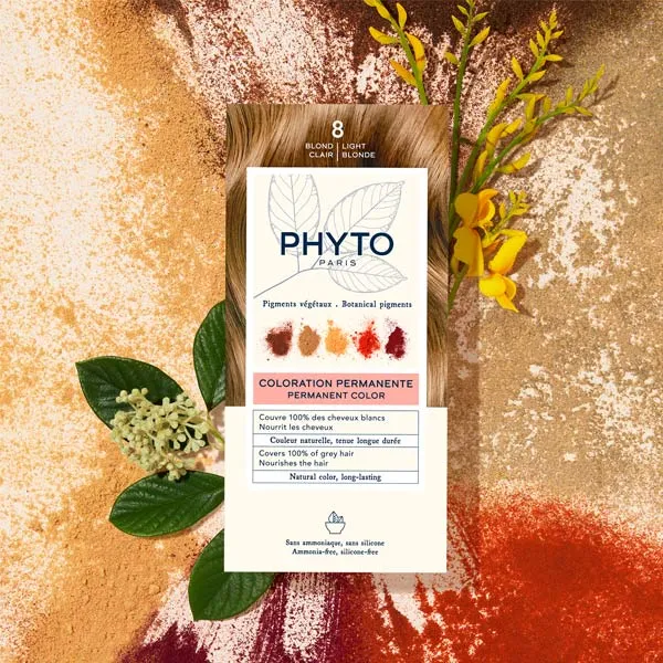 Phytocolor Kit Coloration Permanente Blond clair 8