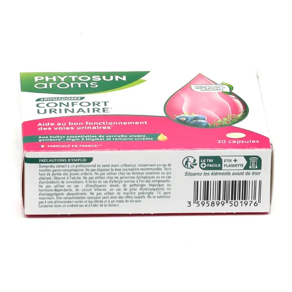 Phytosun Arôms Aromadoses Confort Urinaire capsules