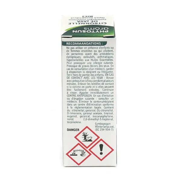 Phytosun Arôms Huile essentielle Citronnelle de Java bio