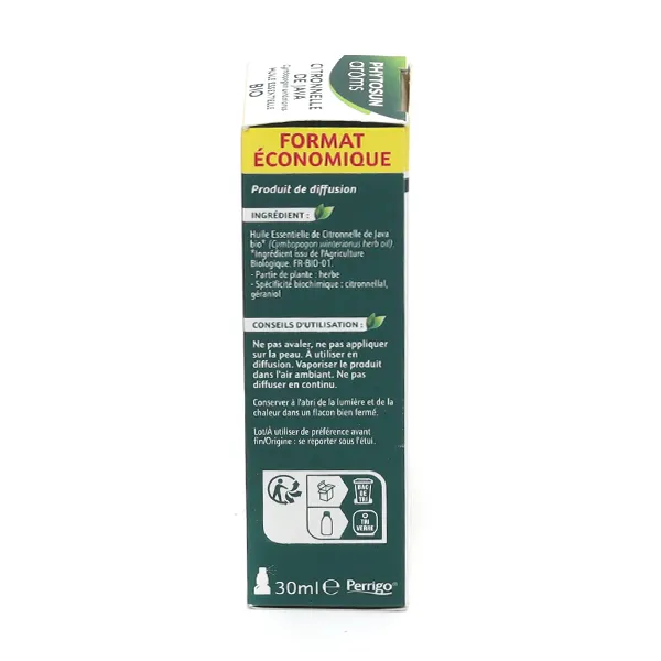 Phytosun Arôms Huile essentielle Citronnelle de Java bio