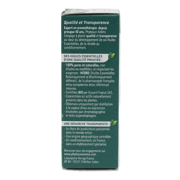 Phytosun Arôms huile essentielle Gingembre Bio