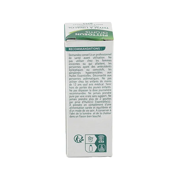 Phytosun Arôms huile essentielle de Thym à linalol Bio