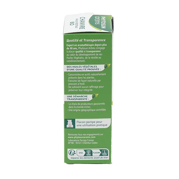Phytosun Arôms huile végétale Chanvre Bio