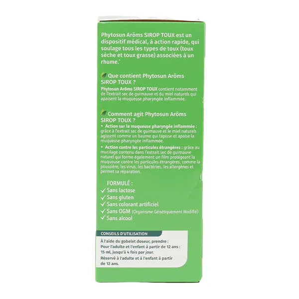 Phytosun Arôms sirop toux