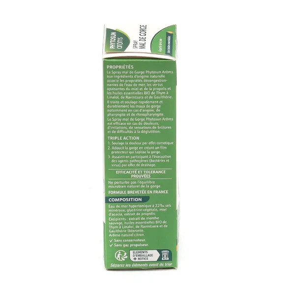Phytosun Arôms spray mal de gorge