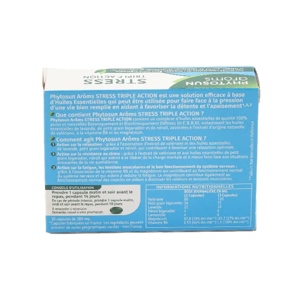 Phytosun Arôms stress triple action capsules