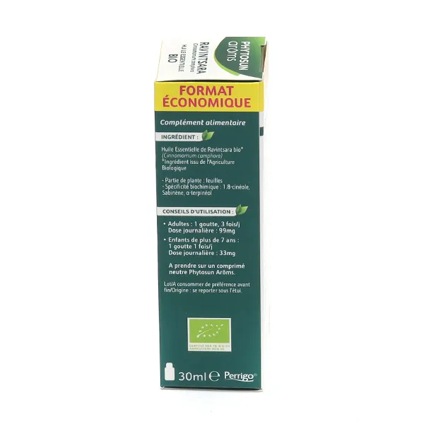 Phytosun Arôms huile essentielle de Ravintsara bio