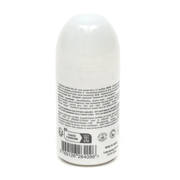 Phyt's Déodorant Fraîcheur Thé Vert Bio roll on
