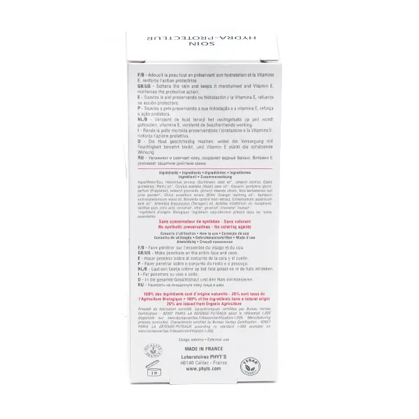 Phyt's Douceur Jour Soin Hydra Protecteur Bio