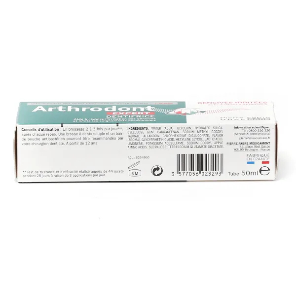 Arthrodont Expert dentifrice