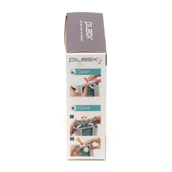 Pilbox 7 pilulier hebdomadaire