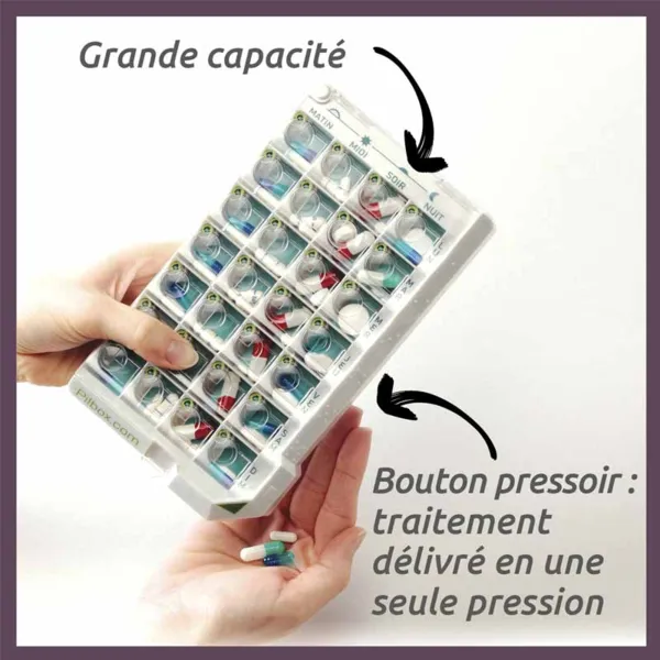 Pilbox Classic pilulier hebdomadaire