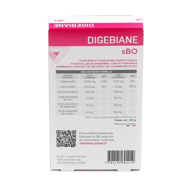 Pileje Digebiane sBO comprimés