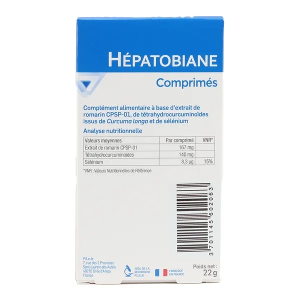 Pileje Hépatobiane comprimés