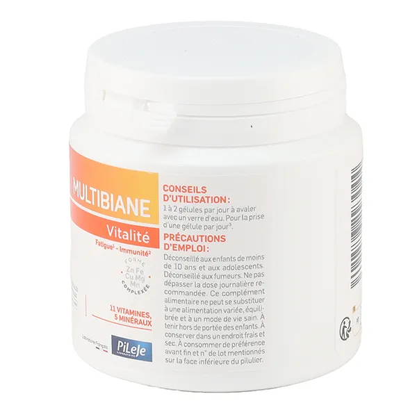 Pileje Multibiane Vitalité gélules