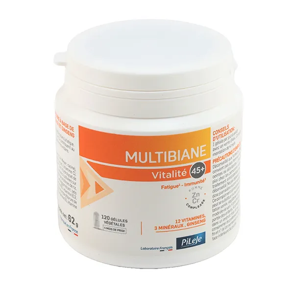 Pileje Multibiane Vitalité 45+ gélules