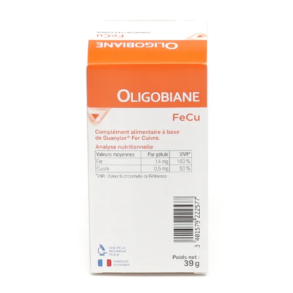 Pileje Oligobiane FeCu gélules