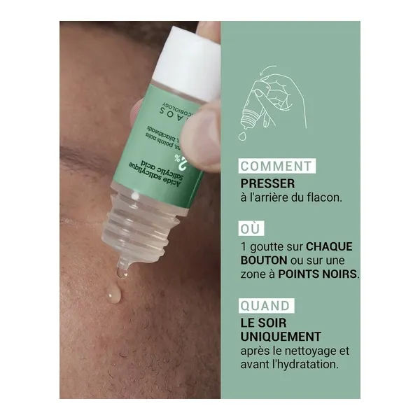 Etat pur Acide salicylique BHA 2%