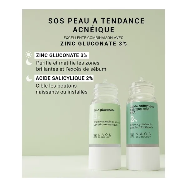 Etat pur Acide salicylique BHA 2%