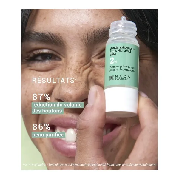 Etat pur Acide salicylique BHA 2%