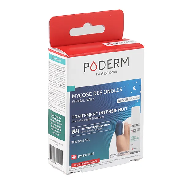 Poderm traitement intensif nuit mycose des ongles