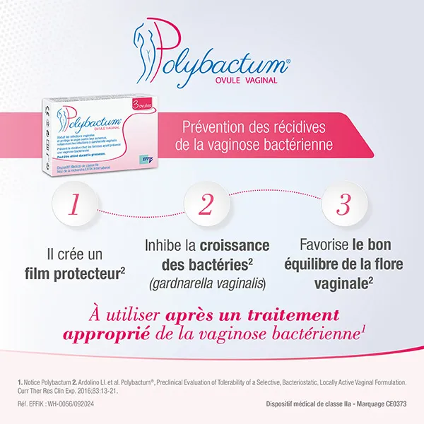 Polybactum ovules vaginaux