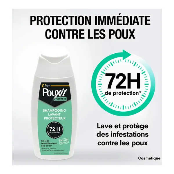 Pouxit Protect Shampooing lavant protecteur anti poux