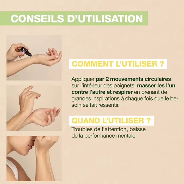 Pranarom Aromaboost Focus Roll-on Concentration Bio
