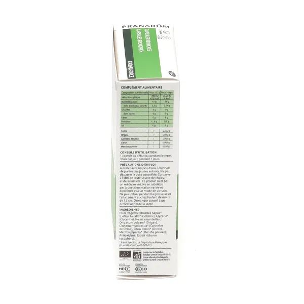 Pranarom Aromaforce bronches capsules