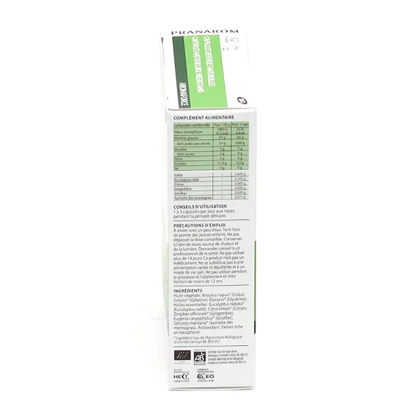 Pranarom Aromaforce Capsules Défenses naturelles Bio