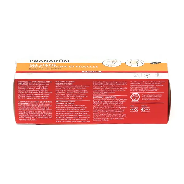 Pranarom Aromalgic gel crème articulations Bio