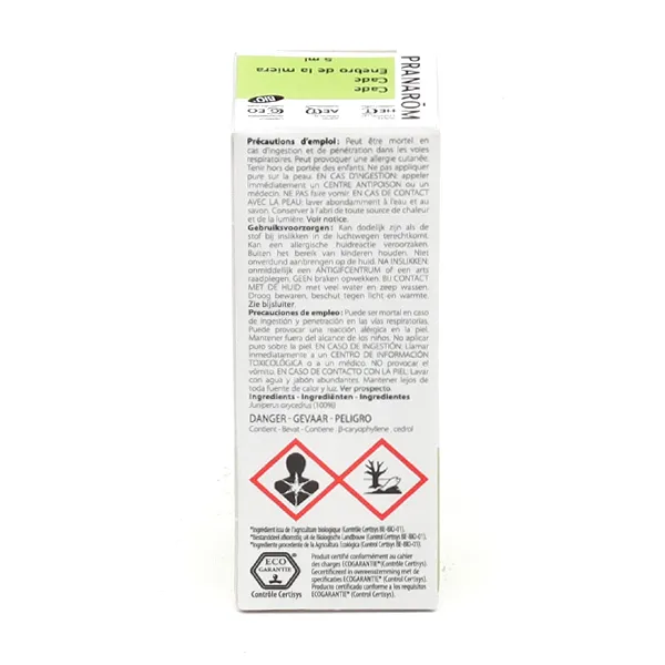 Pranarom Huile essentielle Cade Bio