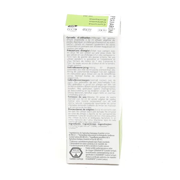 Pranarom Huile essentielle de Curcuma Bio