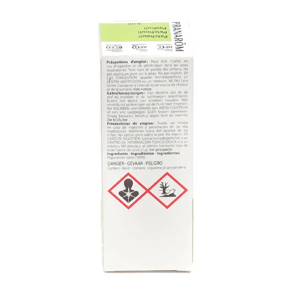 Pranarom huile essentielle de Patchouli