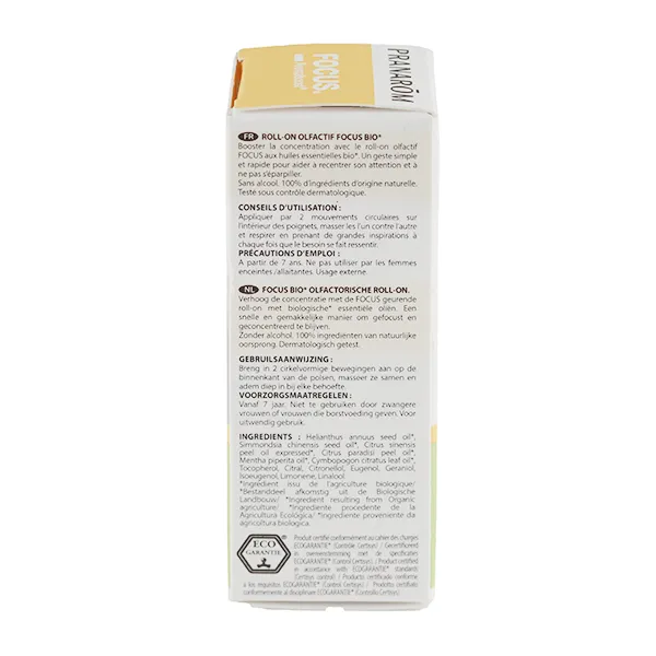 Pranarom Aromaboost Focus Roll-on Concentration Bio