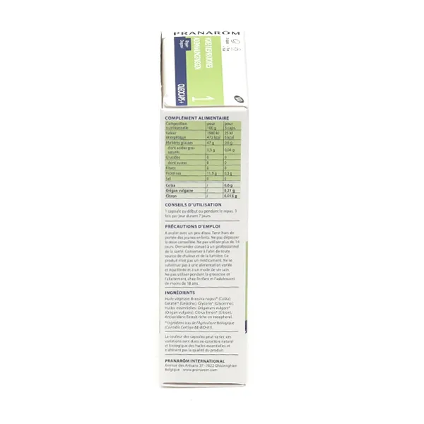 Pranarôm Oleocaps 1 Voies respiratoires Bio capsules