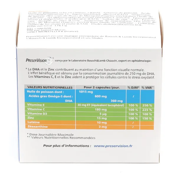 PreserVision 3 capsules