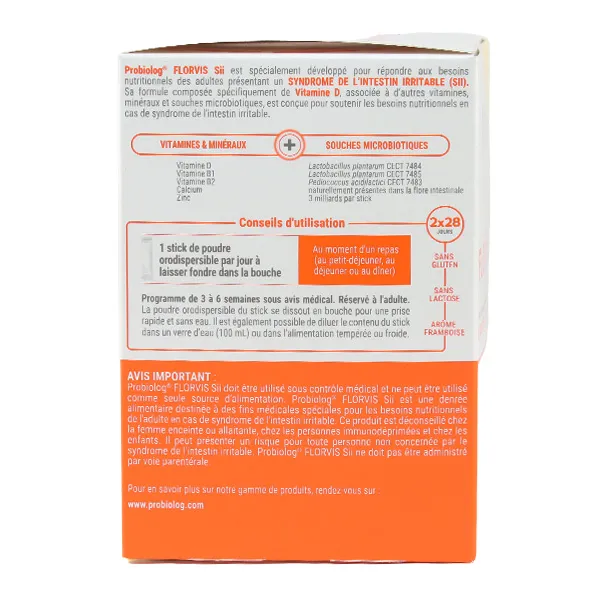 Probiolog Florvis Sii poudre orale sticks