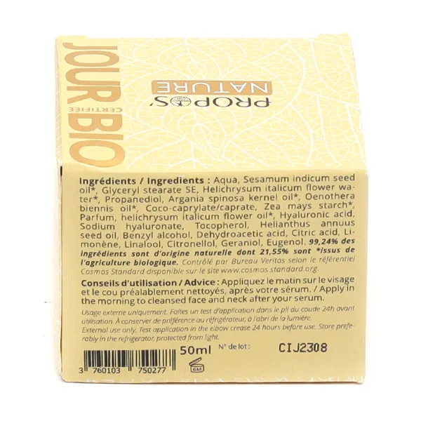 Propos Nature Pur Immortelle Crème Jour Bio