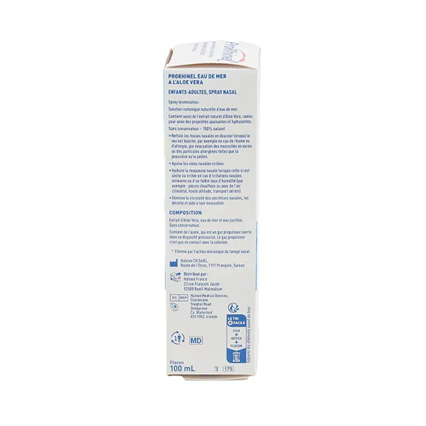 ProRhinel Hygiène du Nez Aloe Vera spray nasal